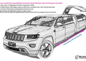 12-seater-limo-hire-perth-2015-Grand-Cherokee-Jeep-Limousine-Sketch-600